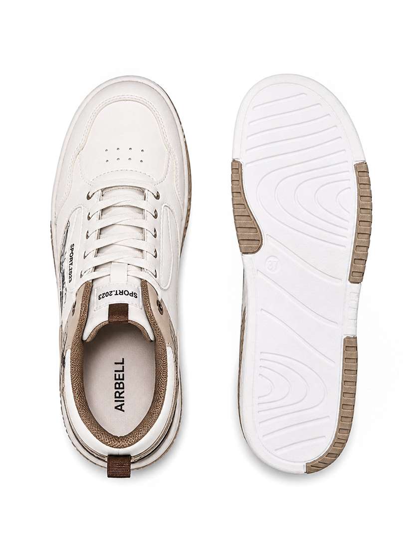 men brown lace up sneaker - 22520902 -  Standard Image - 3