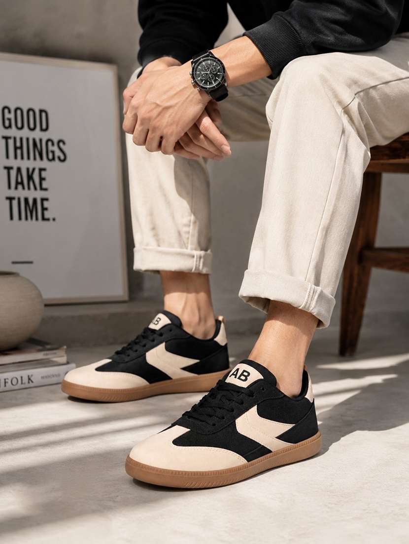 men color block lace up sneaker - 22520906 -  Standard Image - 5