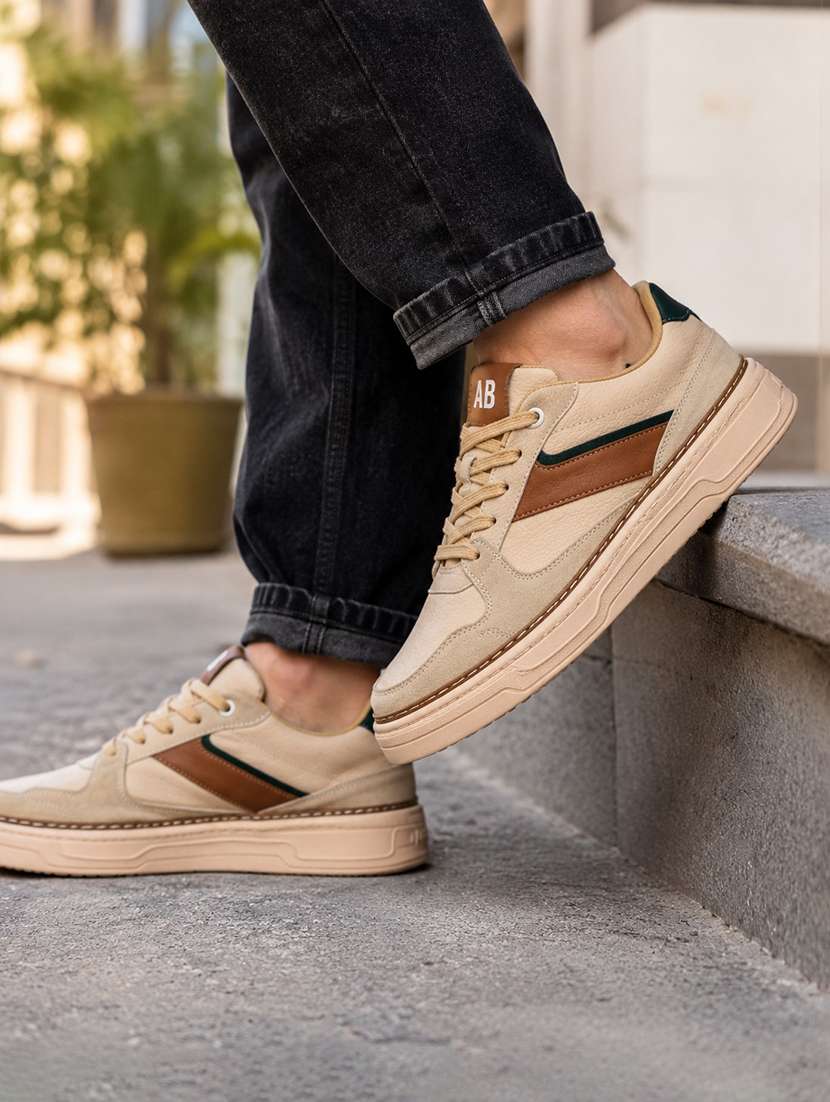 men color block lace up sneaker - 22520910 -  Standard Image - 5
