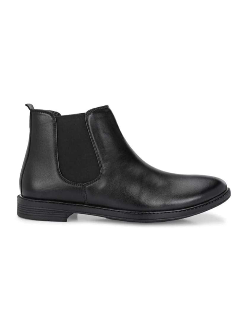 men black slip on boot - 22520911 -  Standard Image - 3