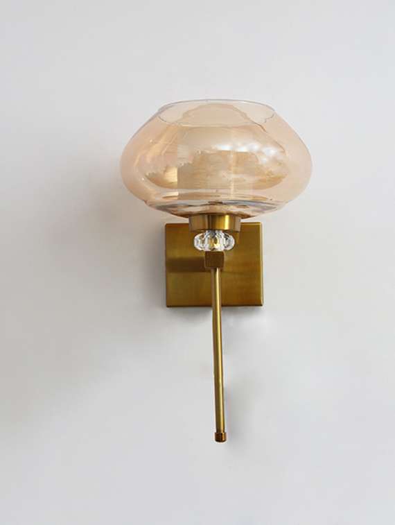premium amber kachori glass wall sconce - 22520926 -  Standard Image - 3