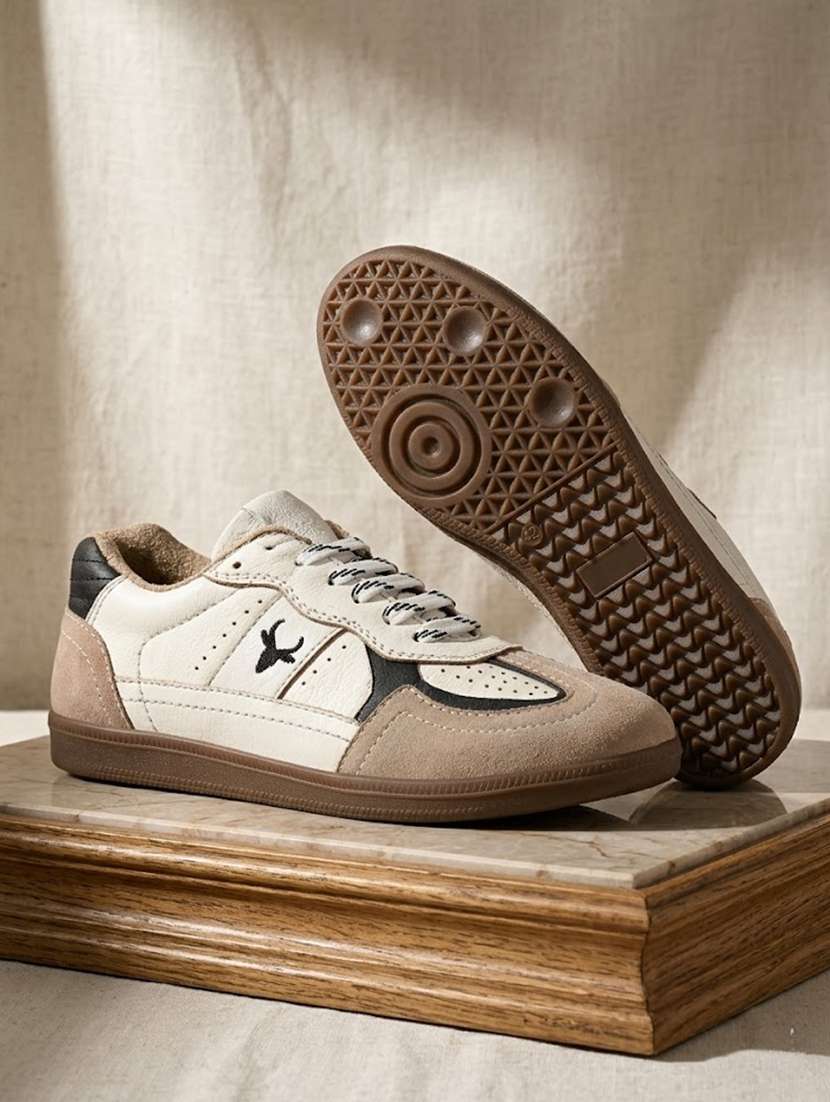 men color block lace up sneaker