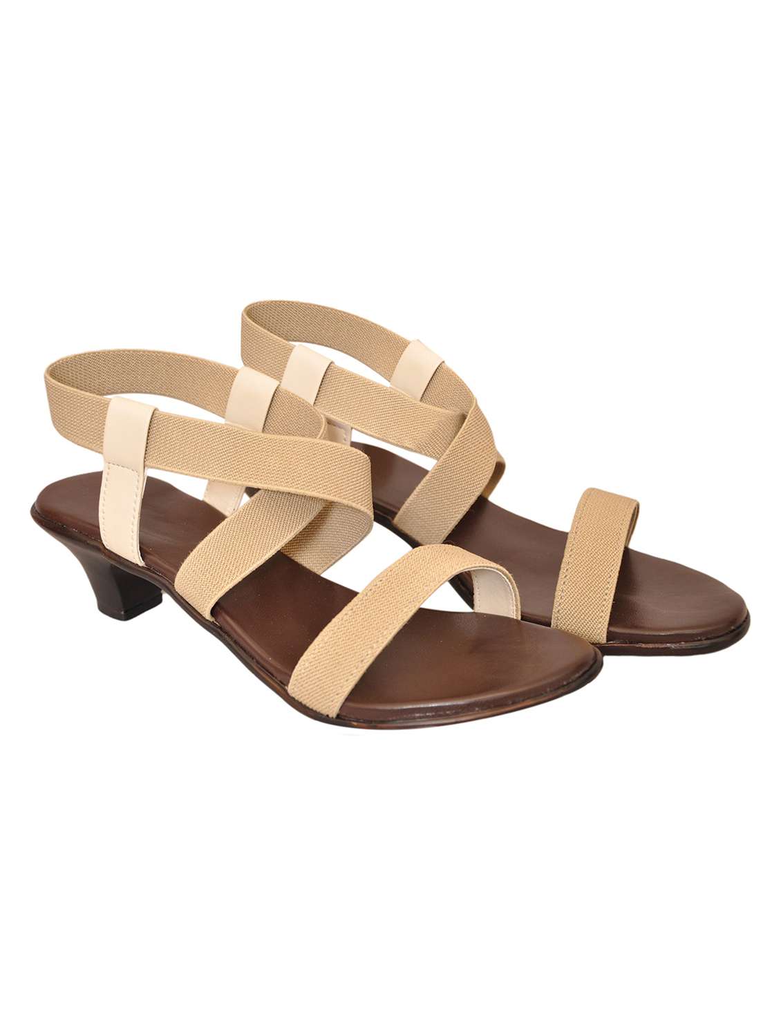women solid ankle strap sandal