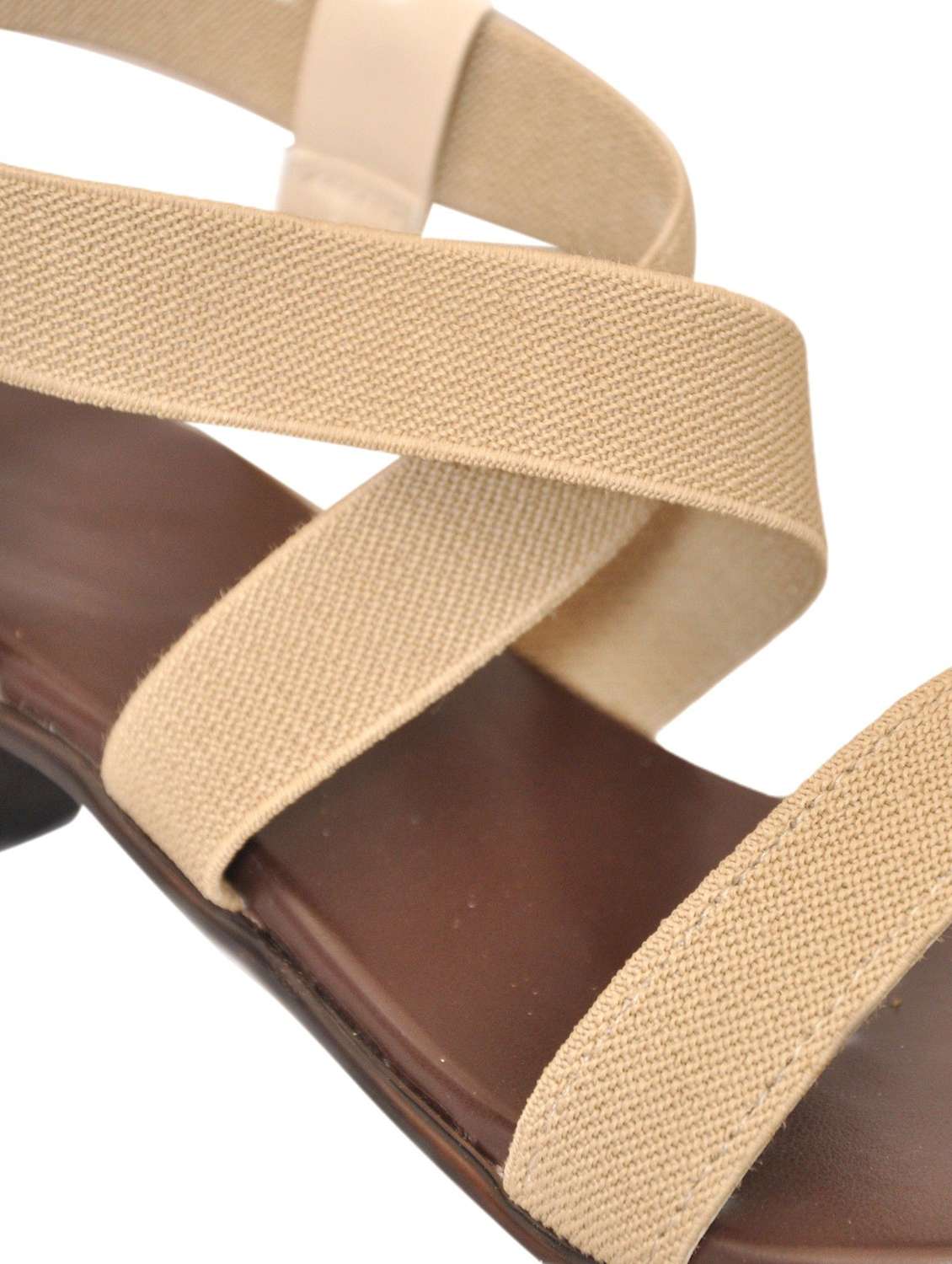 Women Solid Ankle Strap Sandal - 22520979 -  Standard Image - 3