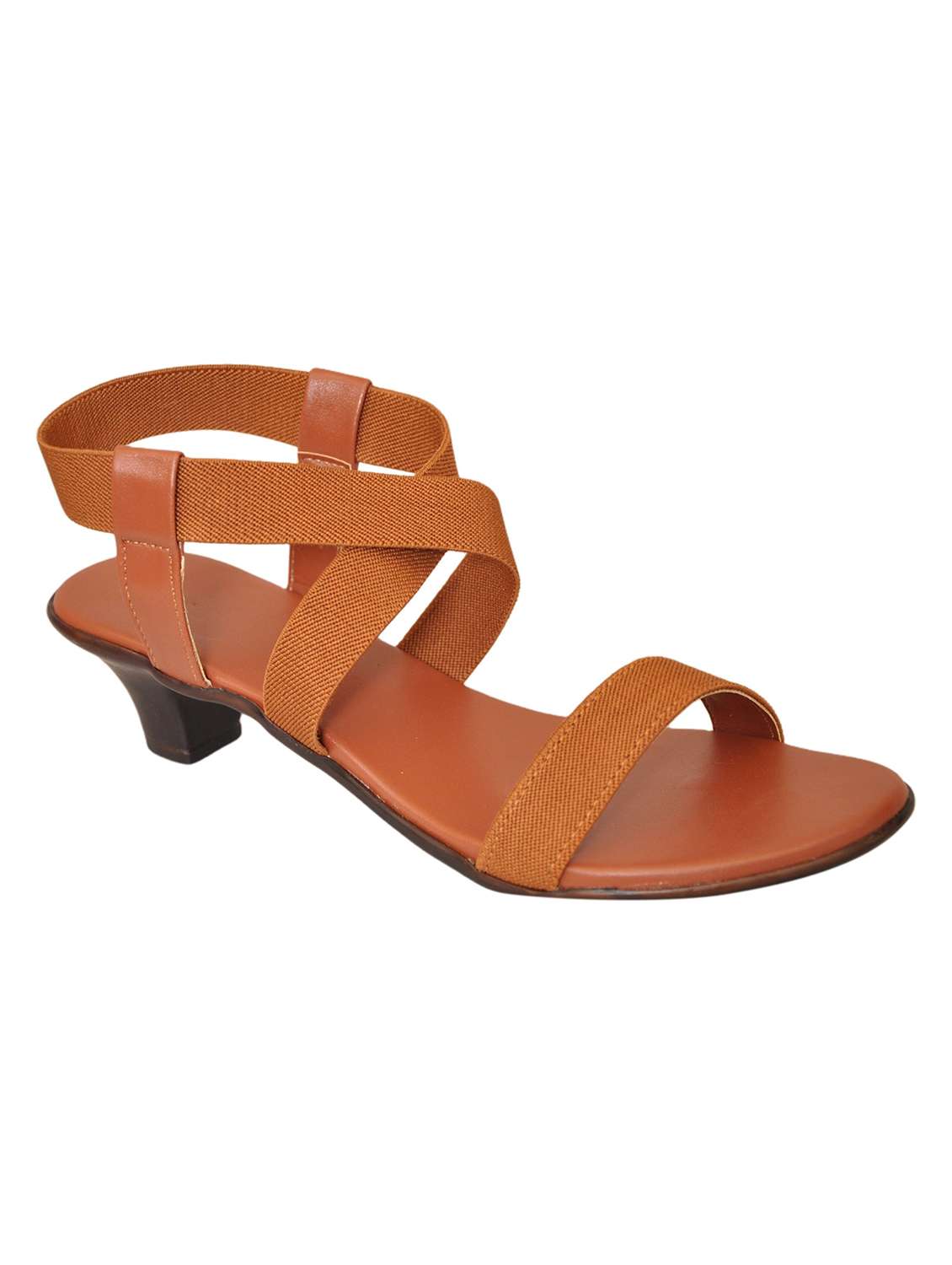 women solid ankle strap sandal
