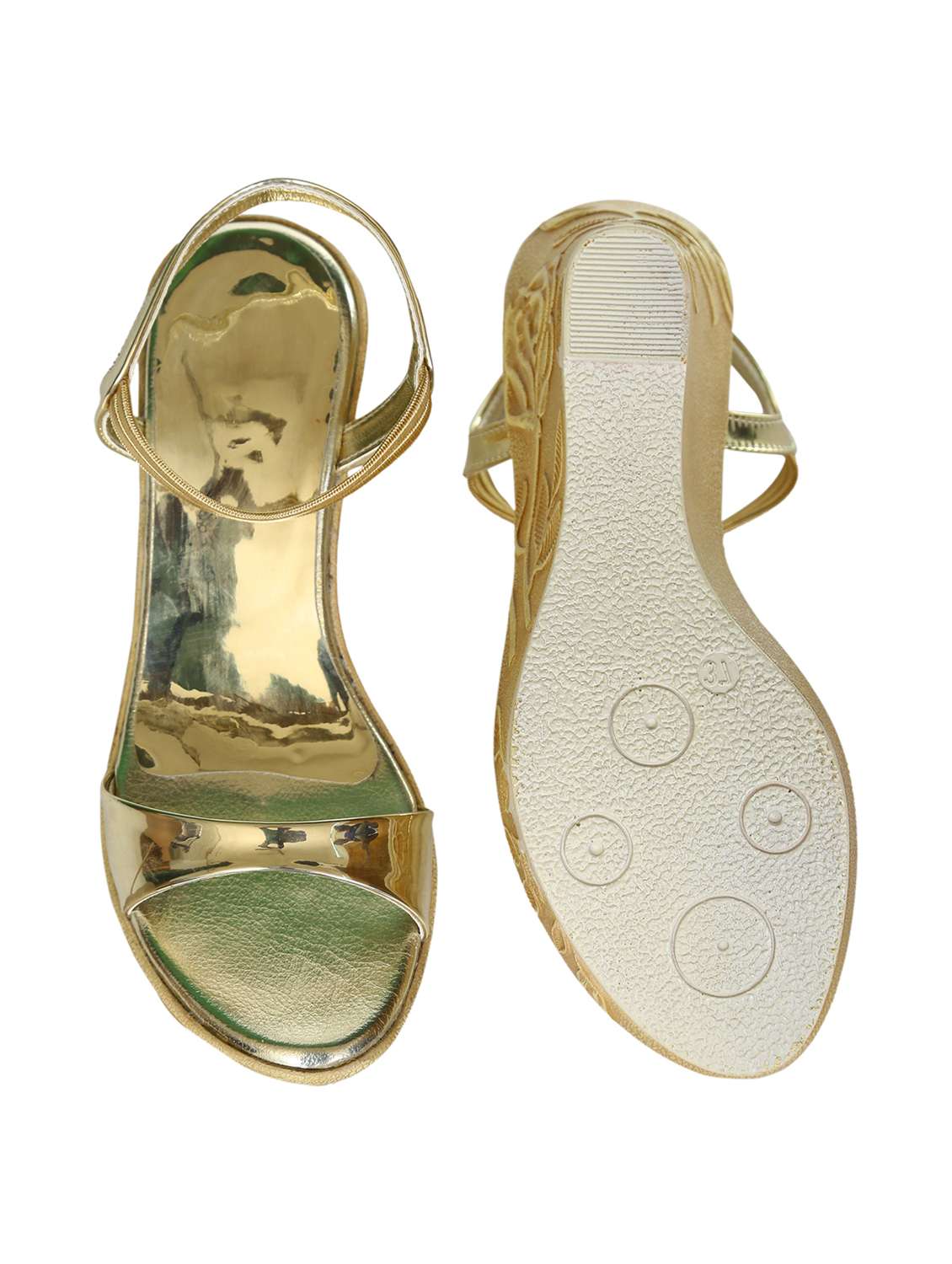 women solid ankle strap wedges - 22520983 -  Standard Image - 3