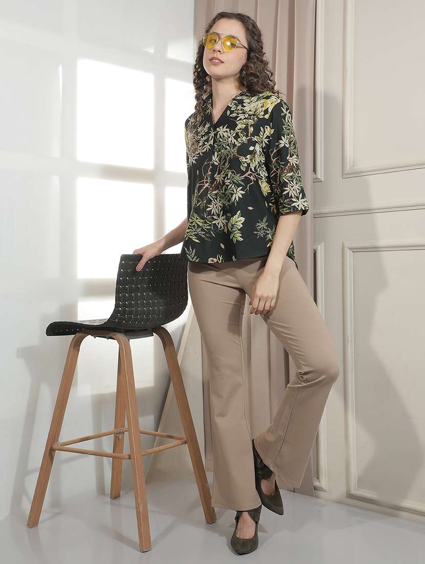 Women Printed Collared Regular Top - 22521076 -  Standard Image - 5