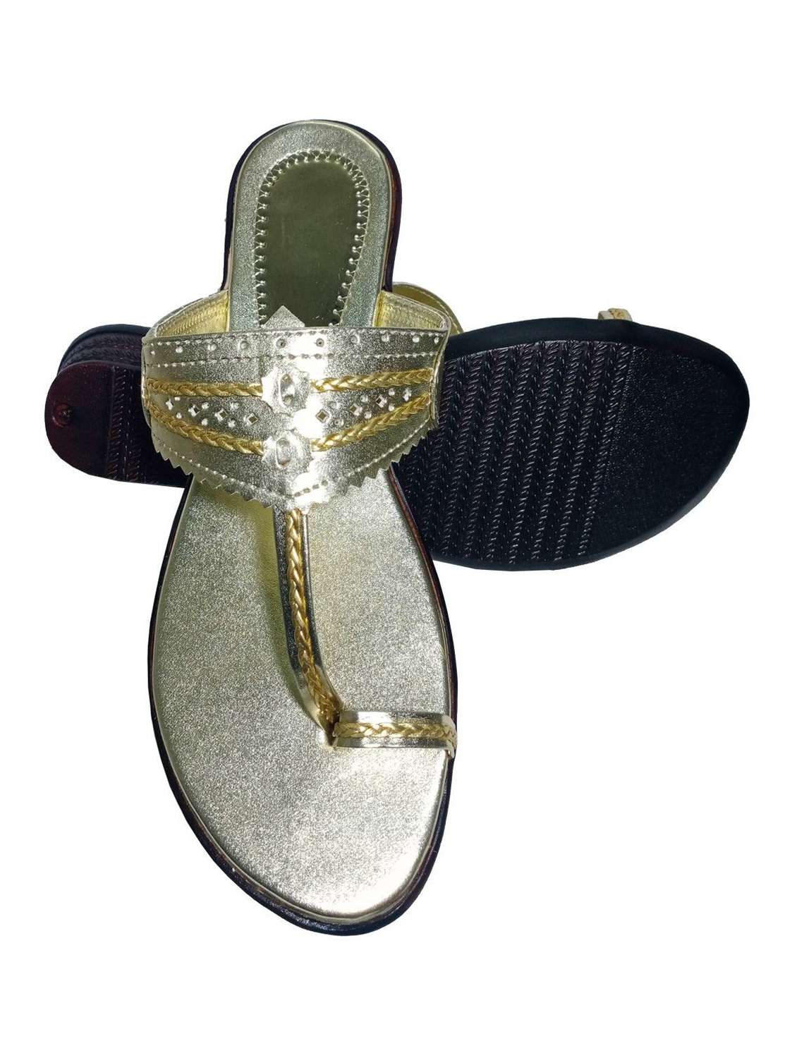 Women Textured One Toe Sandal - 22521152 -  Standard Image - 3