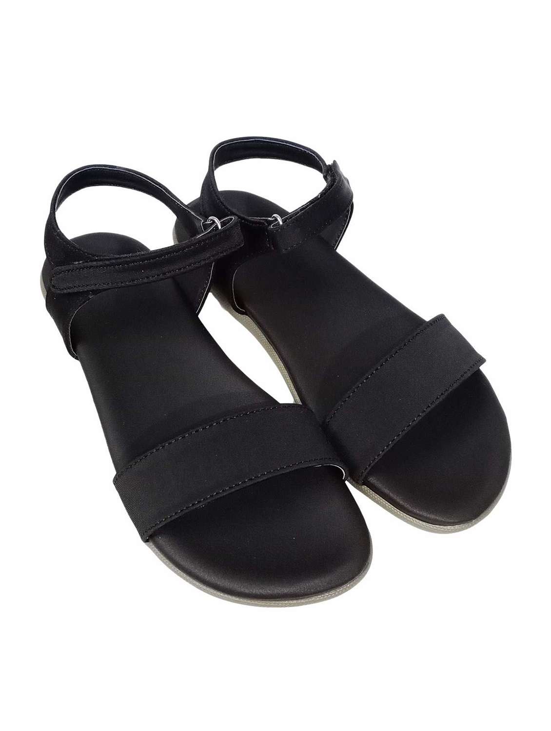 women solid ankle strap sandal