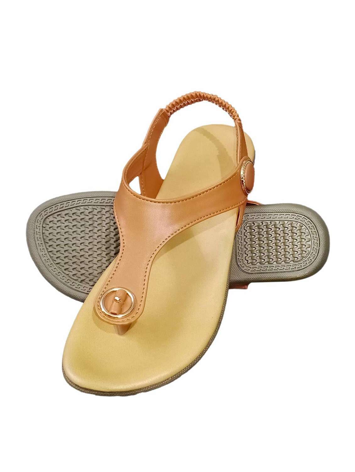 Women Solid Ankle Strap Sandal - 22521163 -  Standard Image - 3