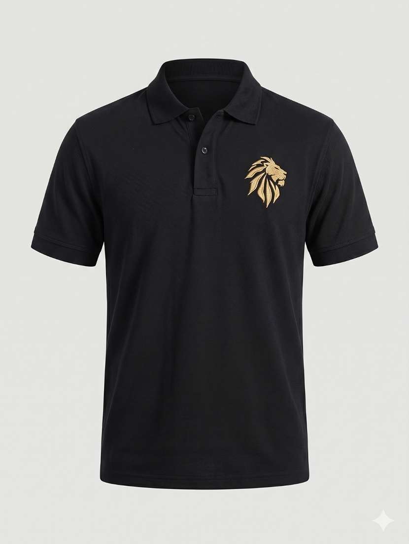 men solid short sleeve regular fit polo t-shirt - 22521331 -  Standard Image - 3