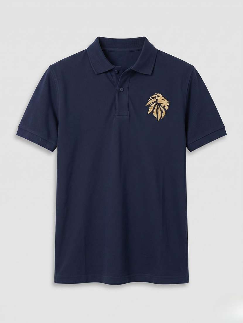 men solid short sleeve regular fit polo t-shirt - 22521334 -  Standard Image - 3
