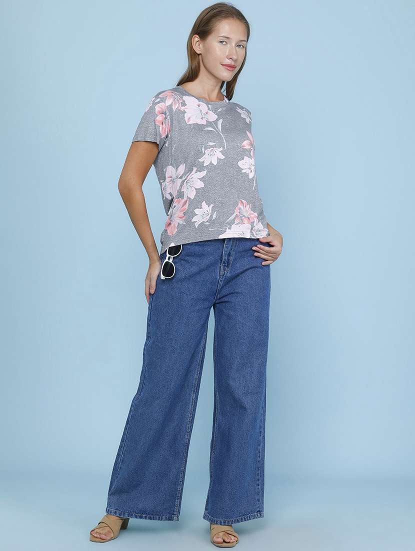 Women Printed Short Sleeve T-shirt - 22522393 -  Standard Image - 5