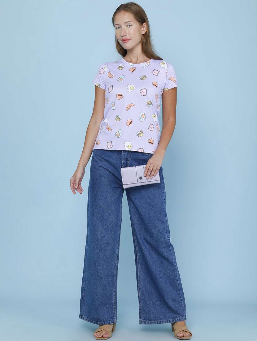 Women Printed Short Sleeve T-shirt - 22522397 -  Standard Image - 5