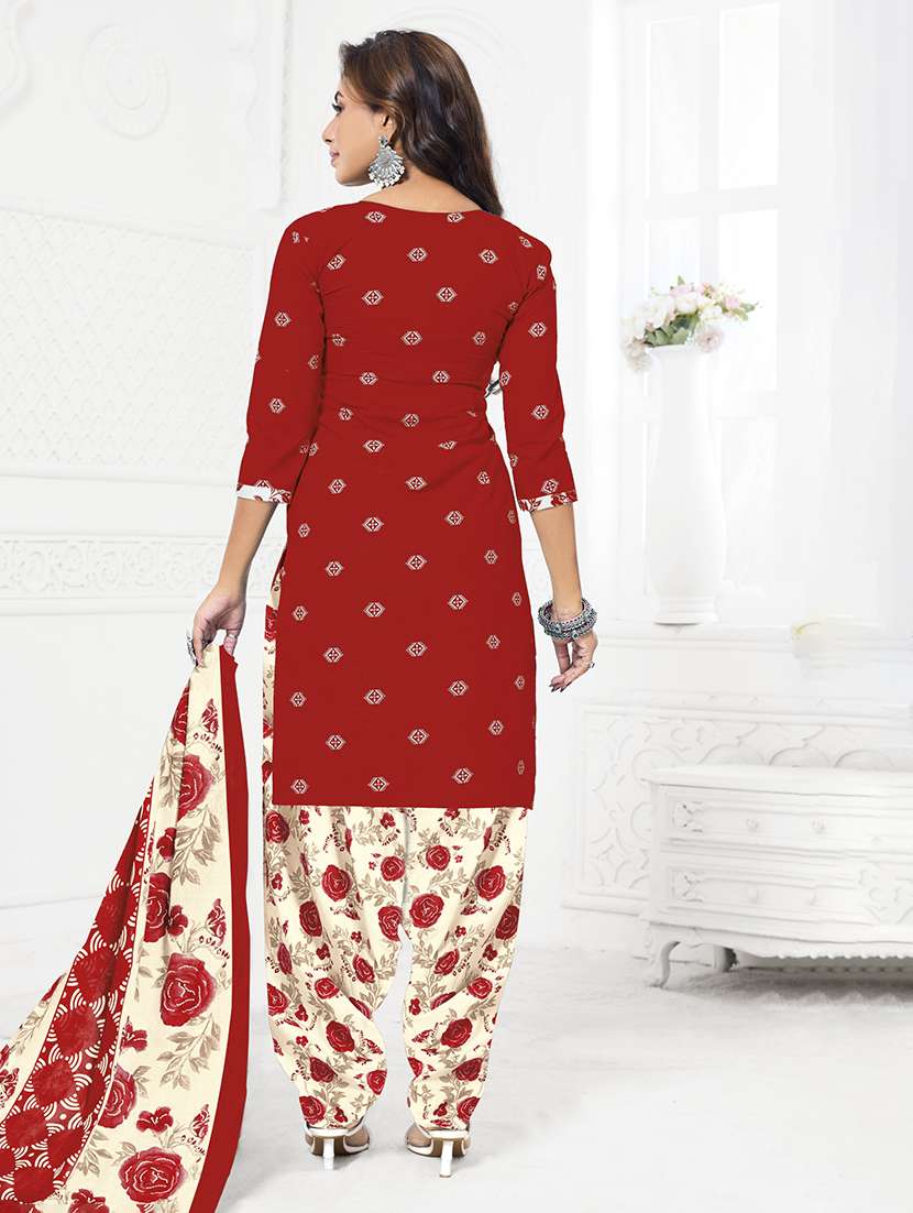 women printed unstitched suit set - 22522556 -  Standard Image - 3