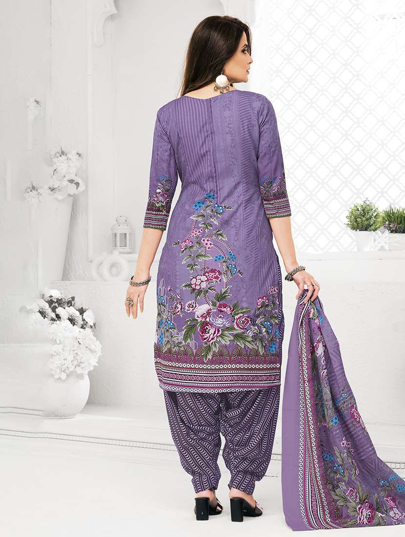 women printed unstitched suit set - 22522566 -  Standard Image - 3