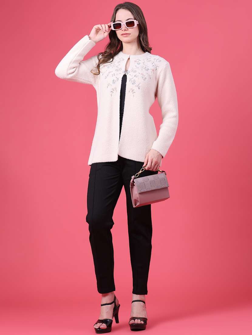 Women Embroidered Long Sleeves Regular Cardigan - 22523067 -  Standard Image - 5