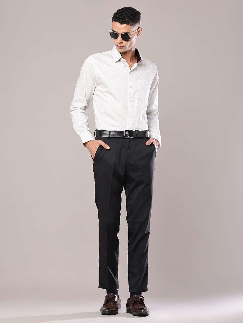 Men Printed Long Sleeves Formal Shirt - 22523217 -  Standard Image - 5