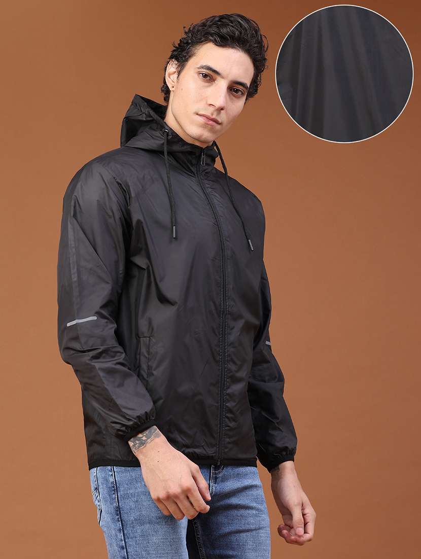 Men Solid Long Sleeve Bomber Jacket - 22524247 -  Standard Image - 3