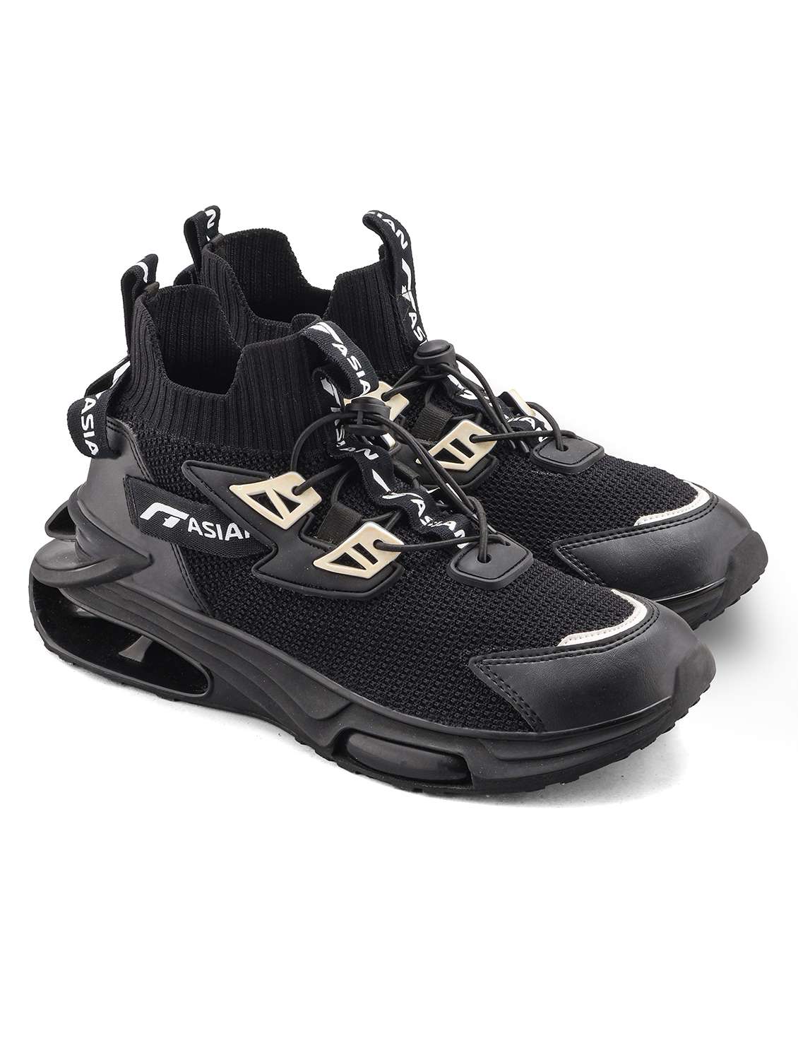 men black lace up sport shoe