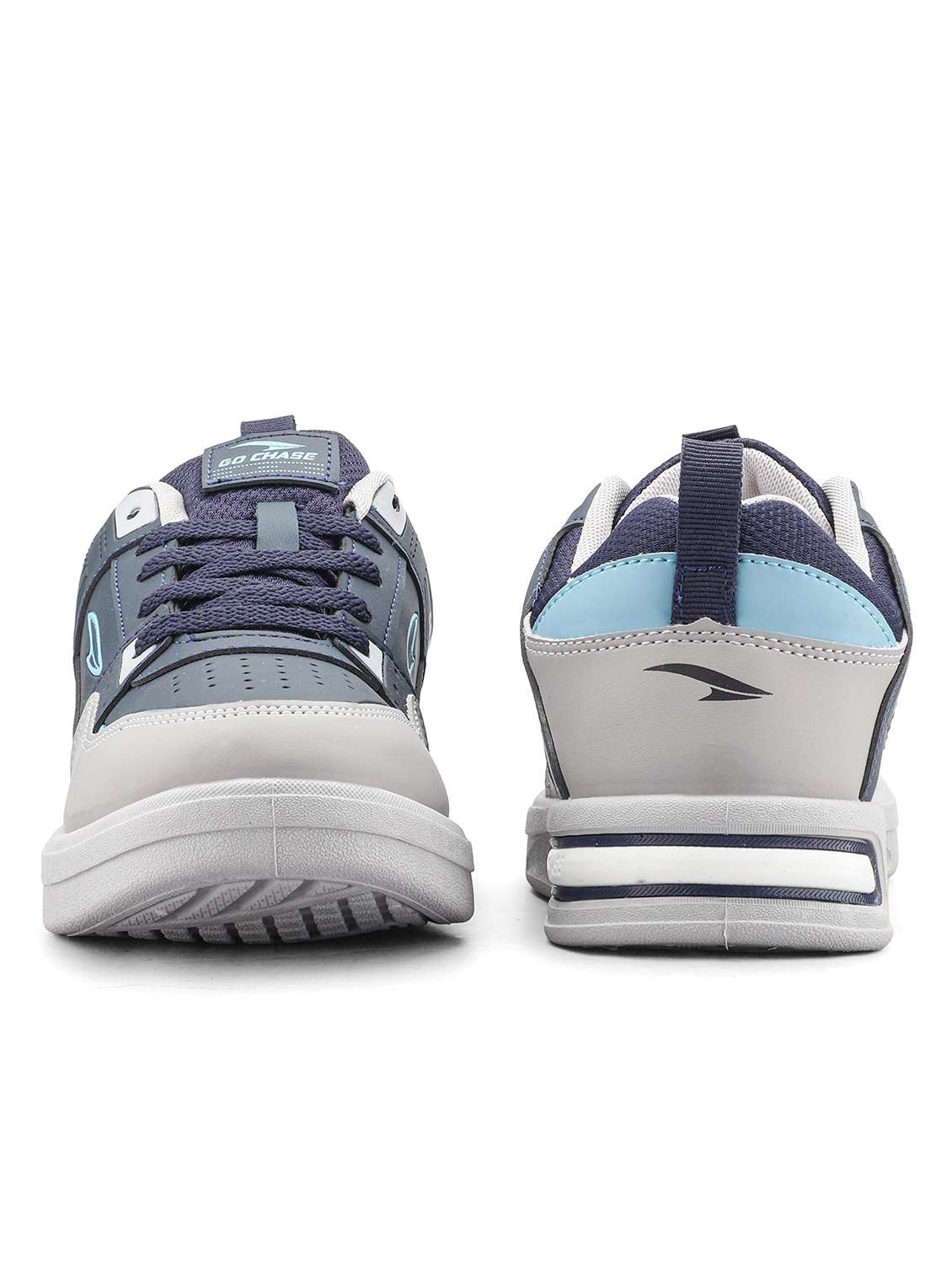 men navy blue lace up sneaker - 22524336 -  Standard Image - 3