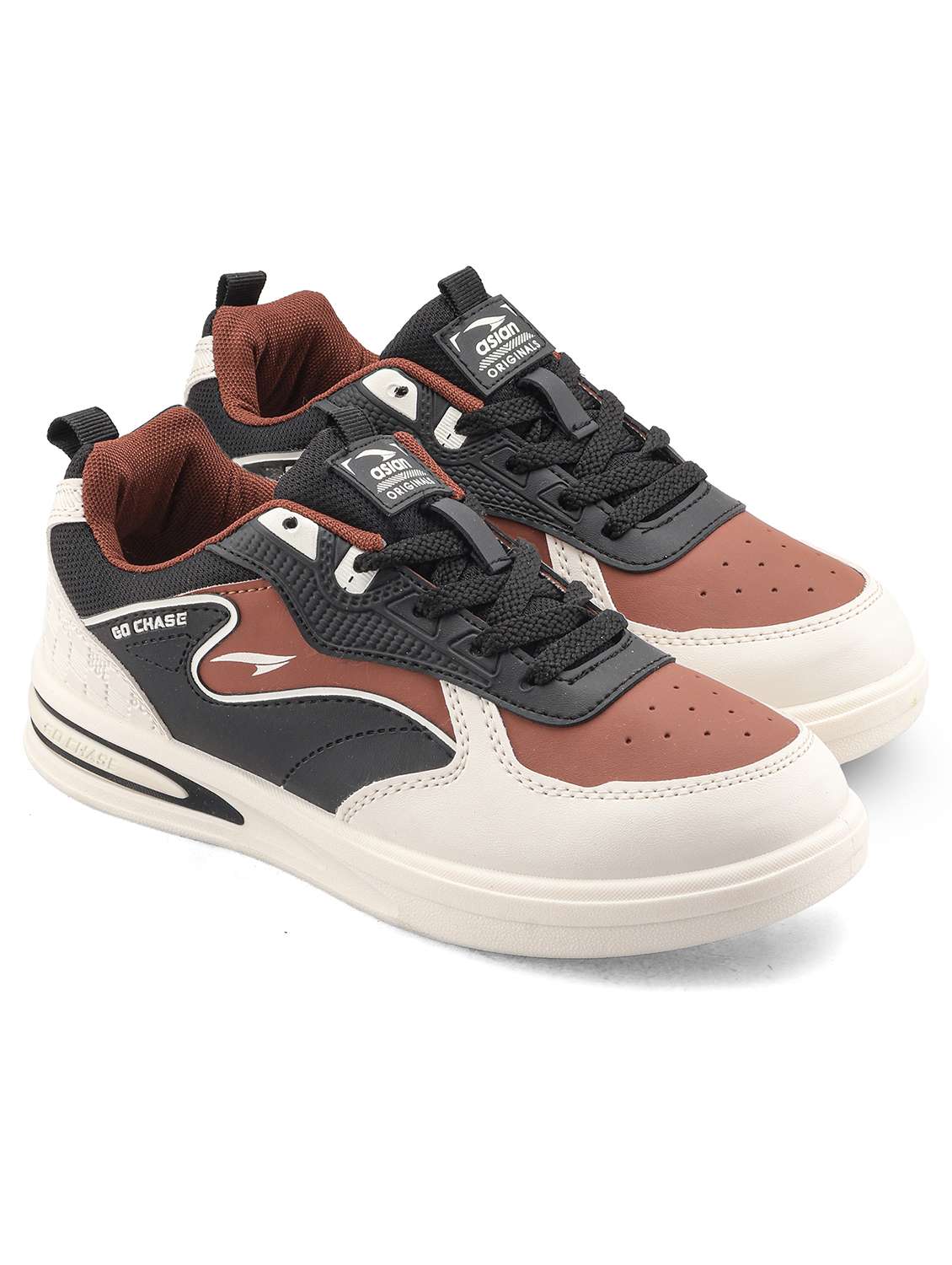 men color block lace up sneaker