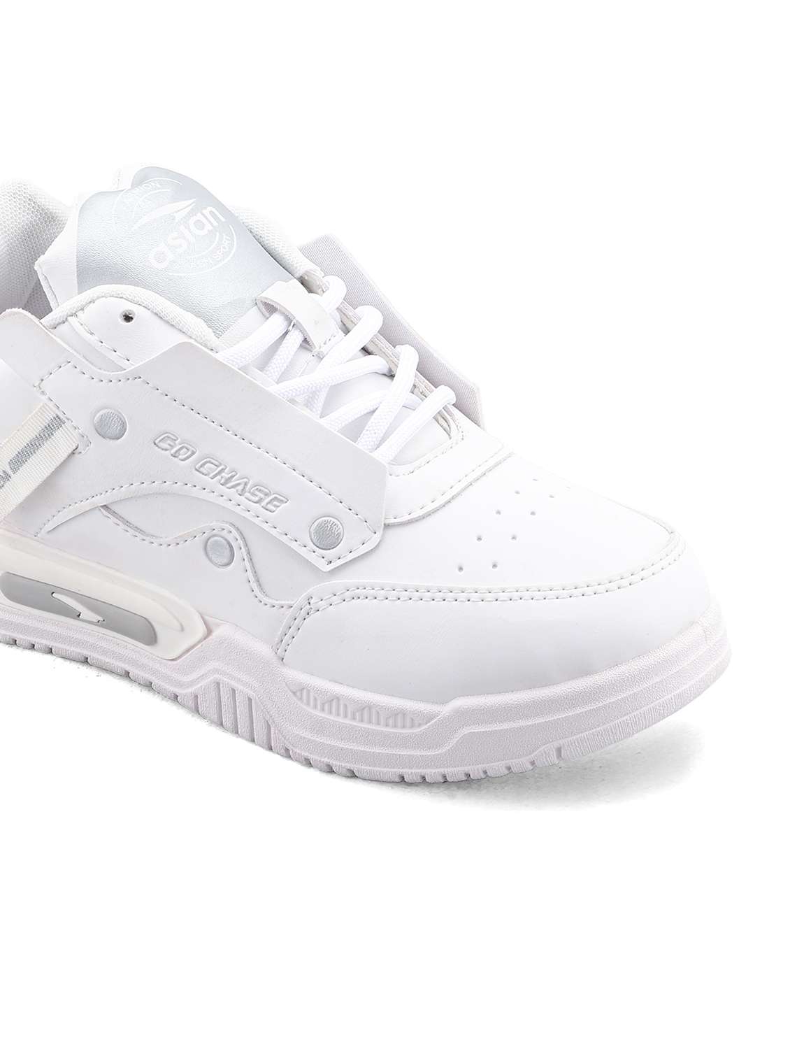 Men White Lace Up Sneaker - 22524347 -  Standard Image - 5