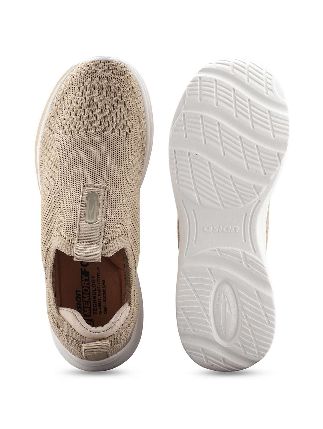 Women Self Design Slip On Sports Shoes - 22524359 -  Standard Image - 5