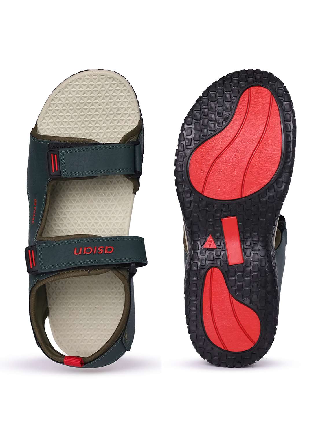 men solid back strap floater - 22524370 -  Standard Image - 3