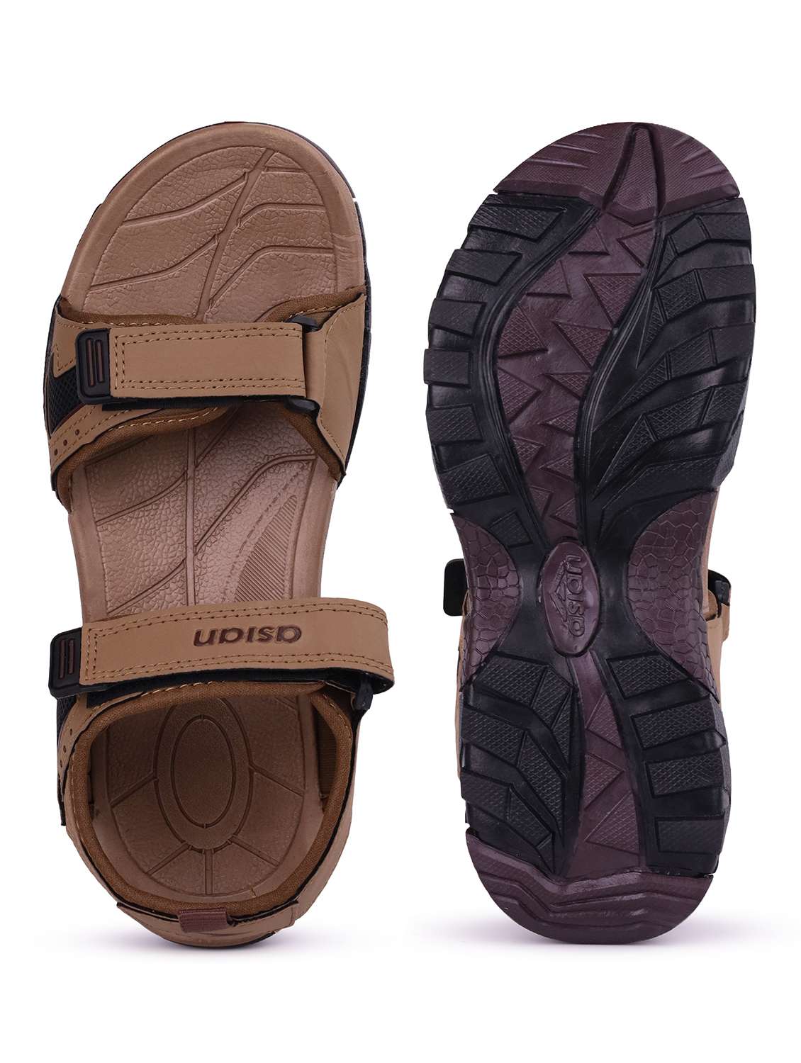 men solid back strap floater - 22524372 -  Standard Image - 3
