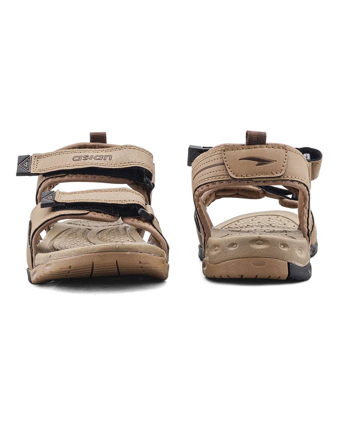 men brown back strap floater - 22524379 -  Standard Image - 3