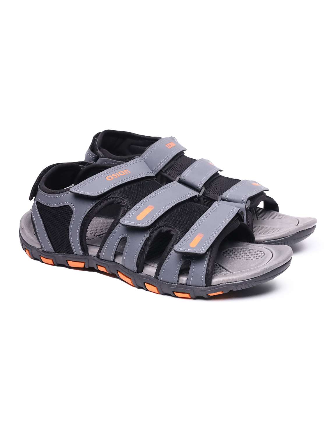 men grey back strap floater
