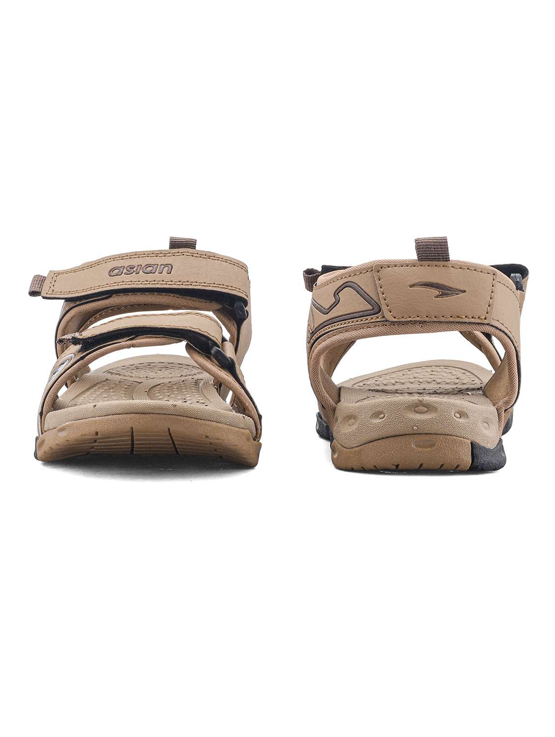 men brown back strap floater - 22524385 -  Standard Image - 3
