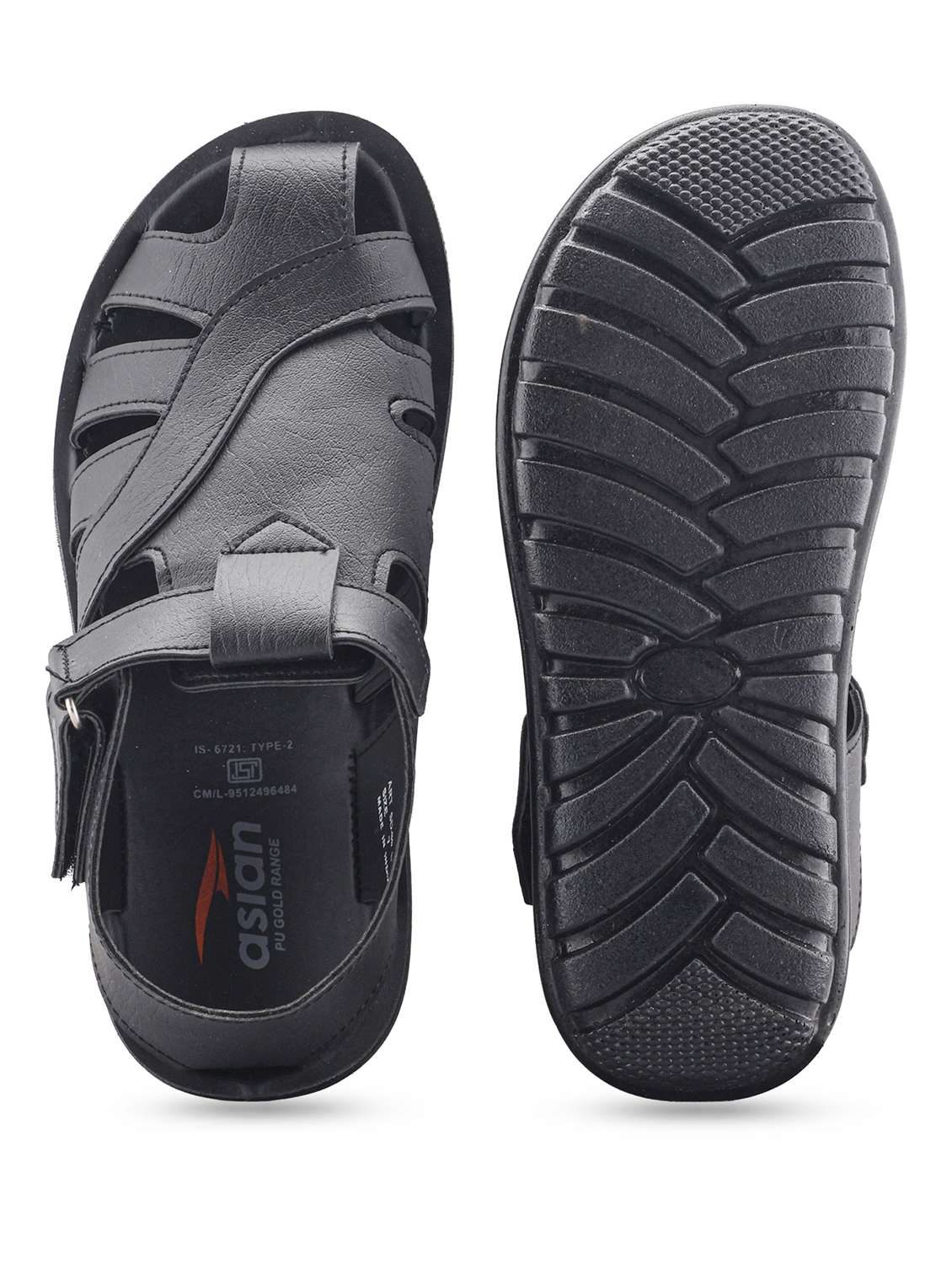 men solid fisherman sandal - 22524387 -  Standard Image - 3