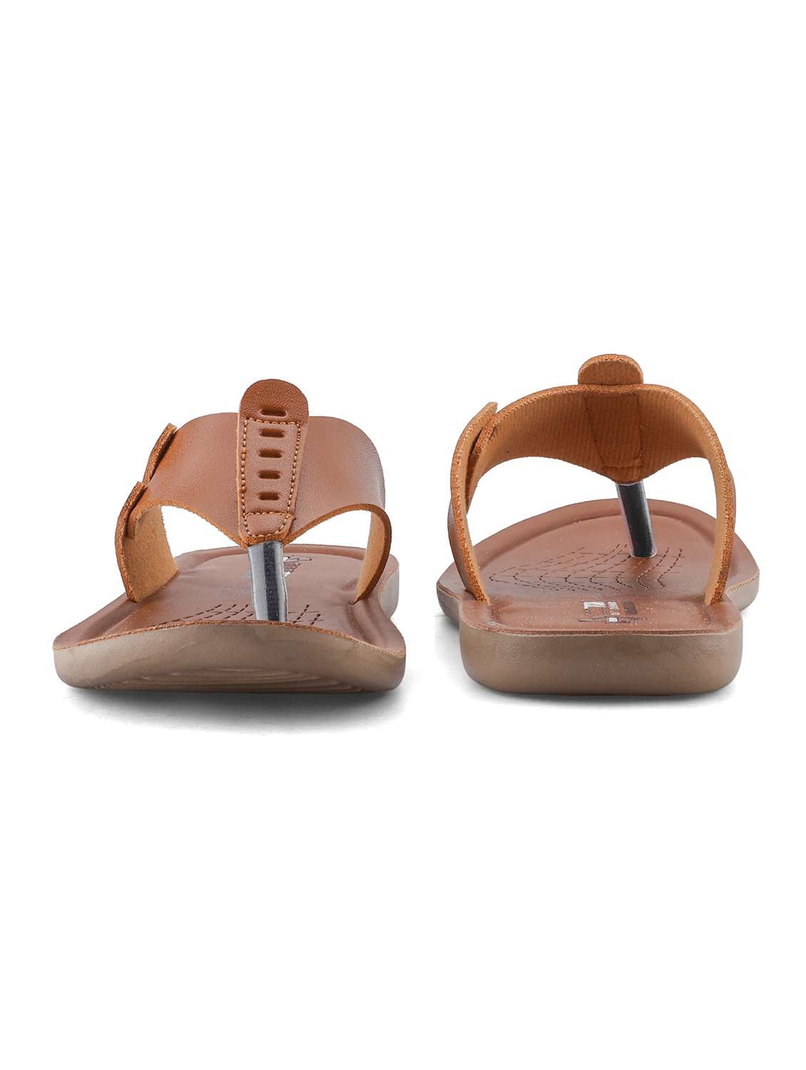 men tan toe seperator slipper - 22524394 -  Standard Image - 3