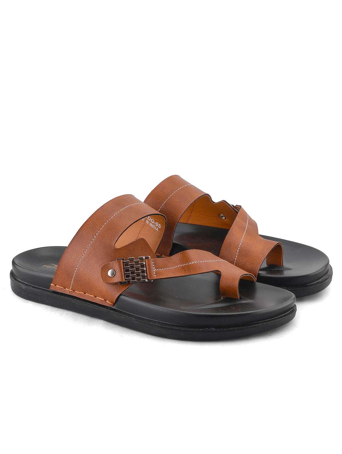men tan orthosoft slipper