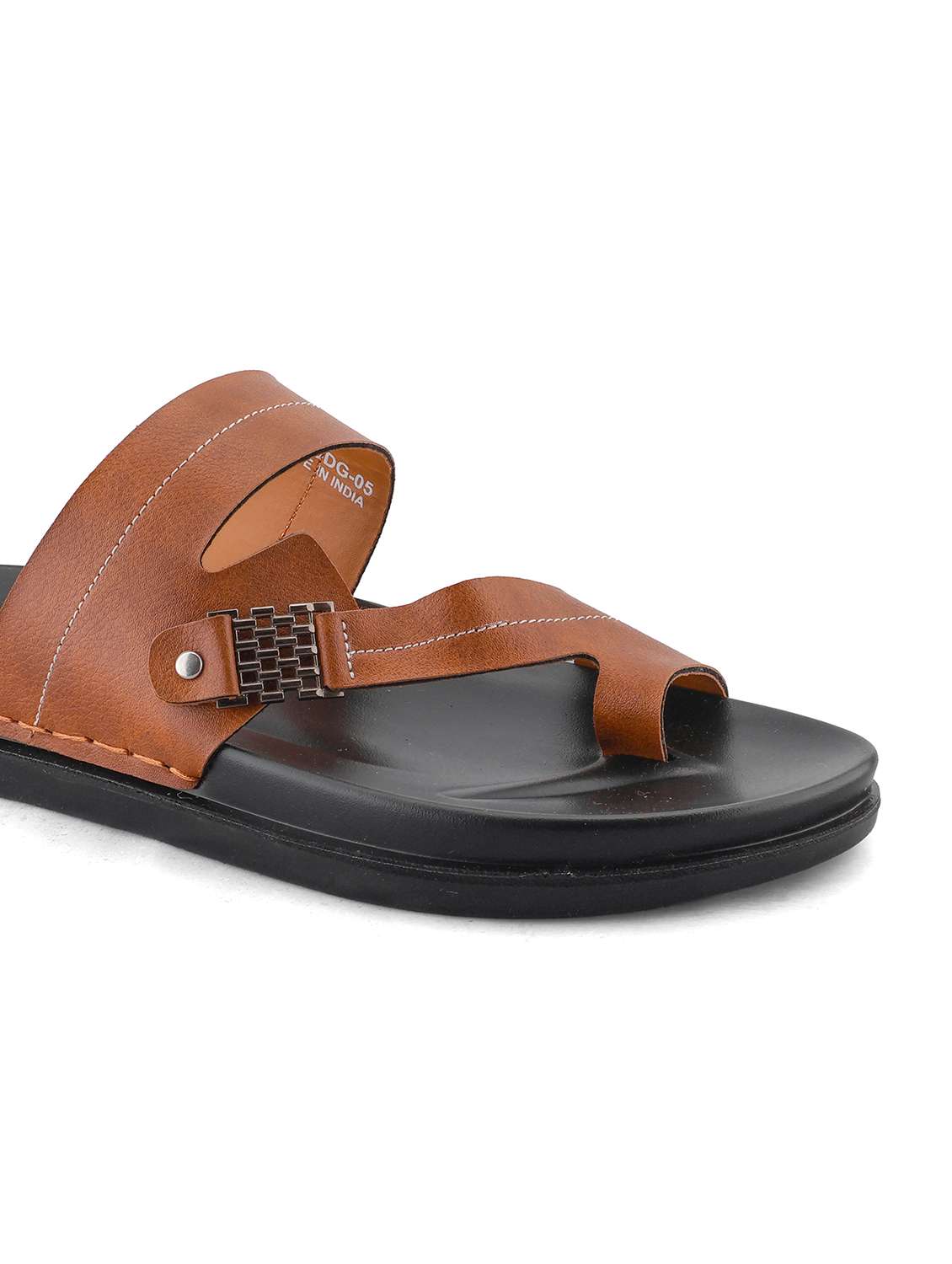 Men Tan Orthosoft Slipper - 22524411 -  Standard Image - 5
