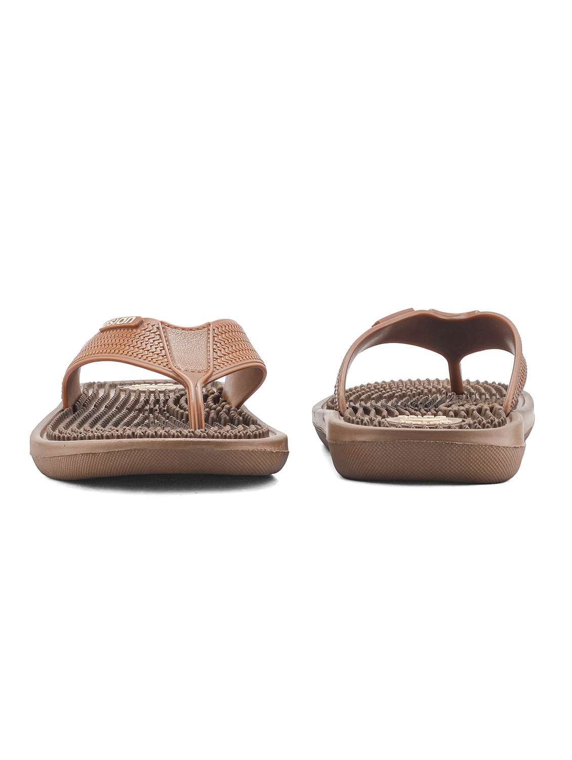 men brown toe separator flip flop - 22524413 -  Standard Image - 3