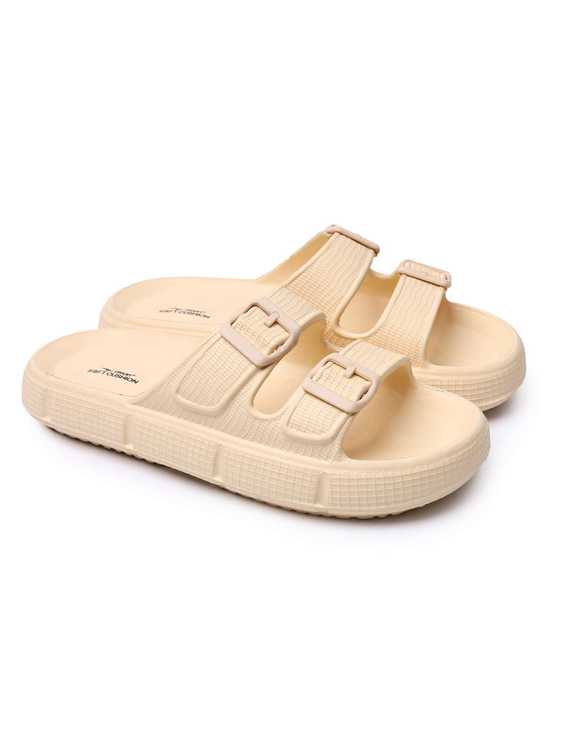 men textured slip on slider