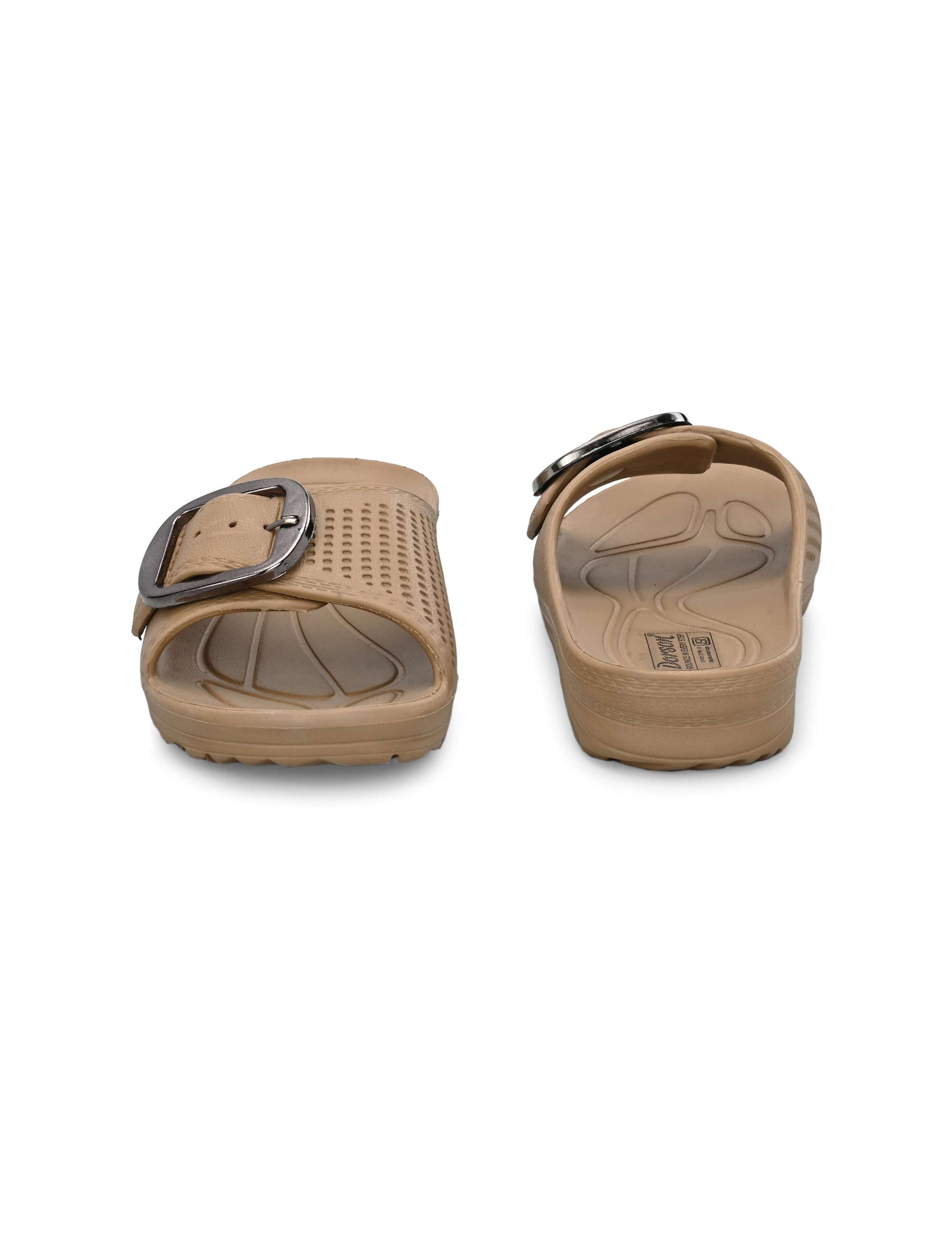 women textured slip on slides - 22524433 -  Standard Image - 5
