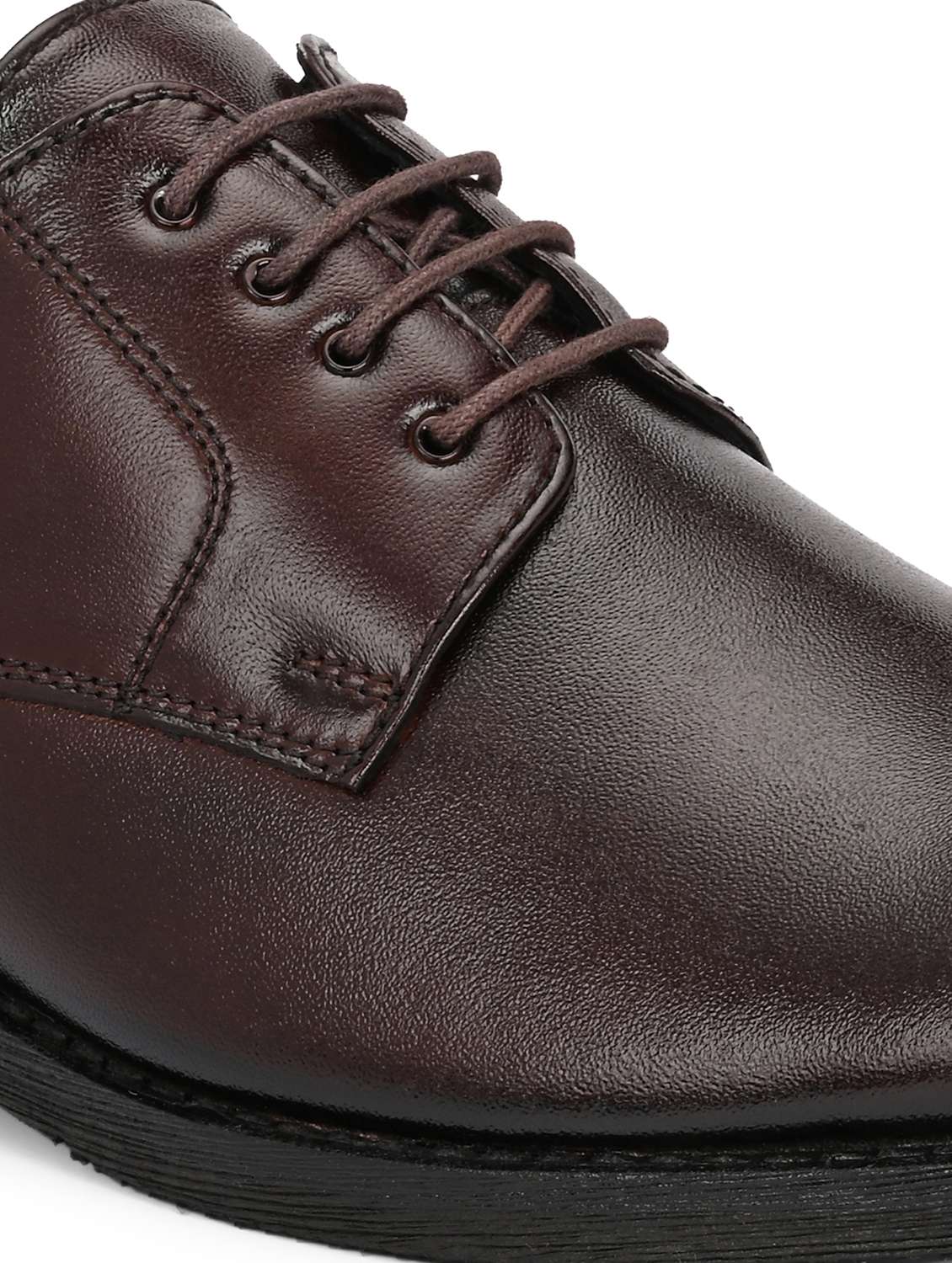 men brown lace-up oxford - 22524438 -  Standard Image - 5