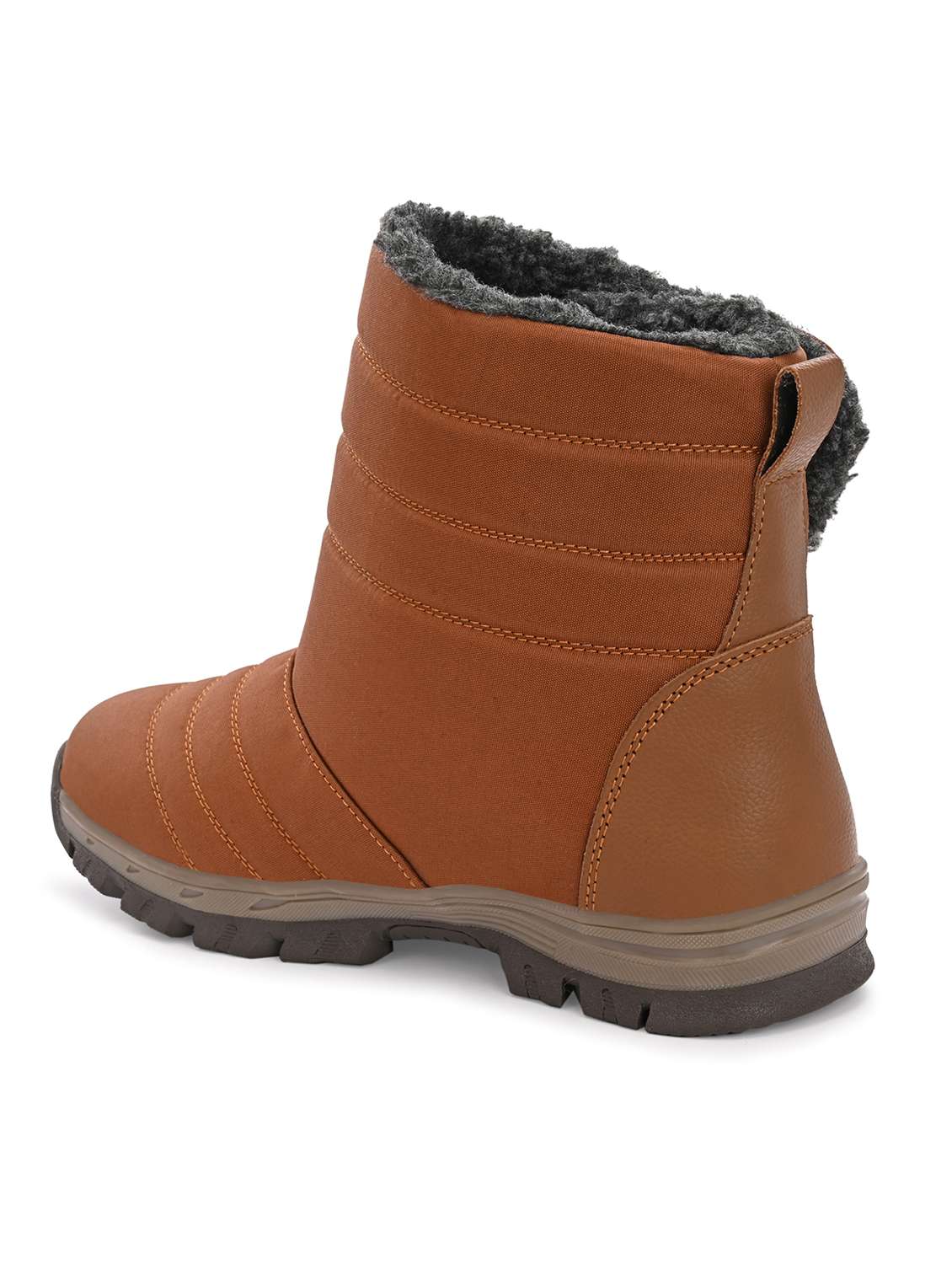 men tan winter shoes boot - 22524445 -  Standard Image - 3