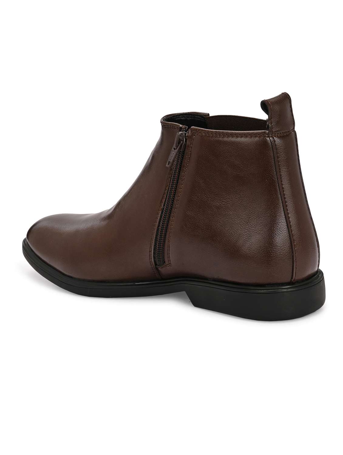 men brown slip on boot - 22524447 -  Standard Image - 3