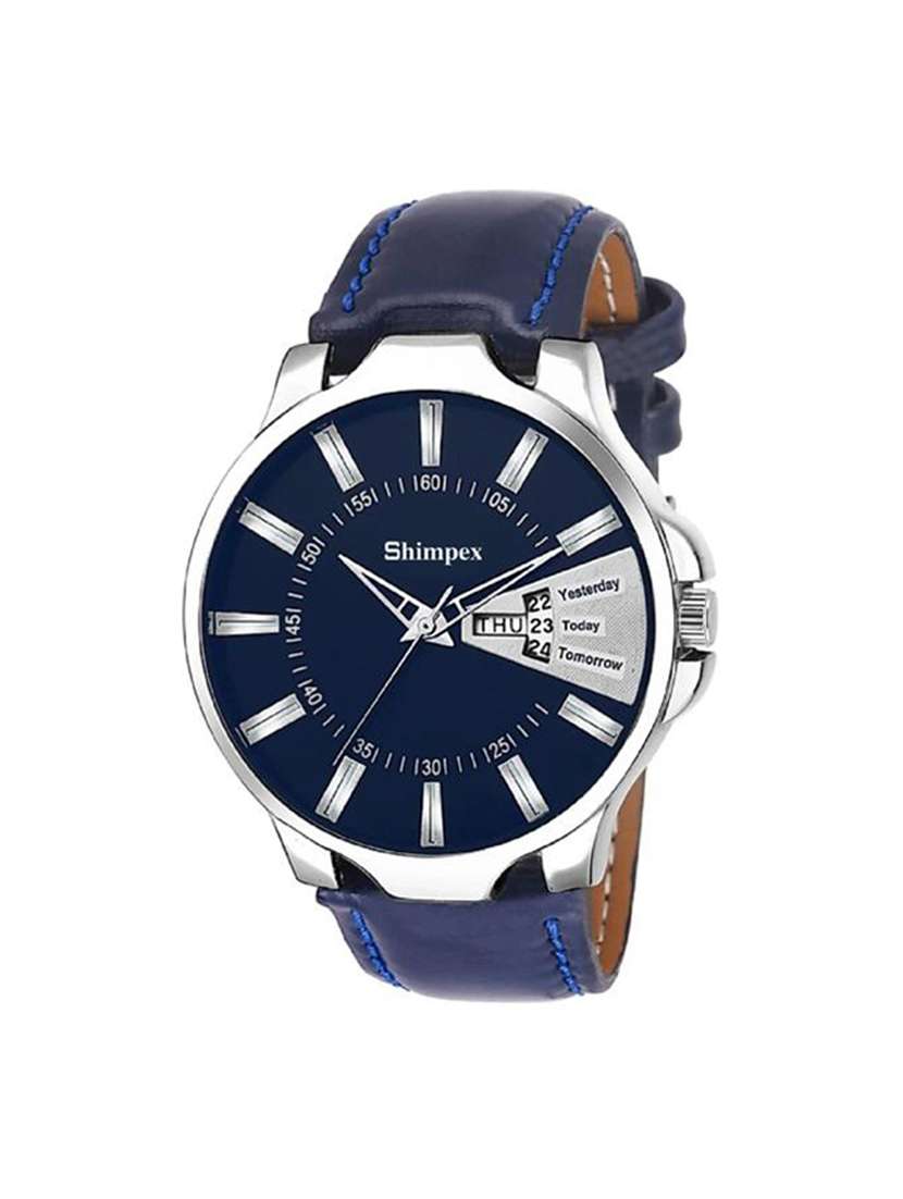 men classic edge analog watch