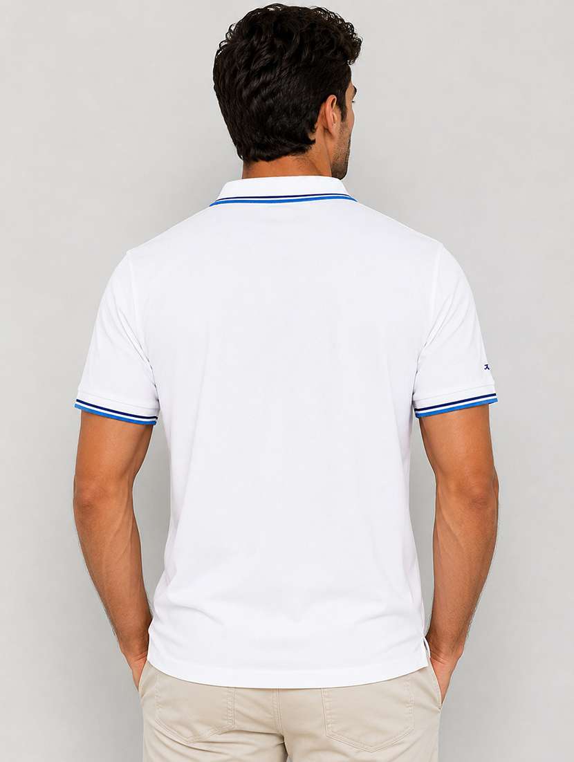 men solid short sleeve regular fit polo t-shirt - 22526638 -  Standard Image - 3
