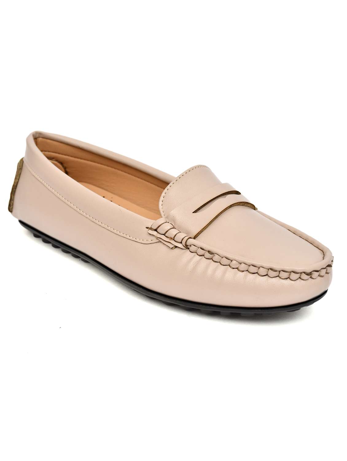 women solid slip on loafers - 22526779 -  Standard Image - 3