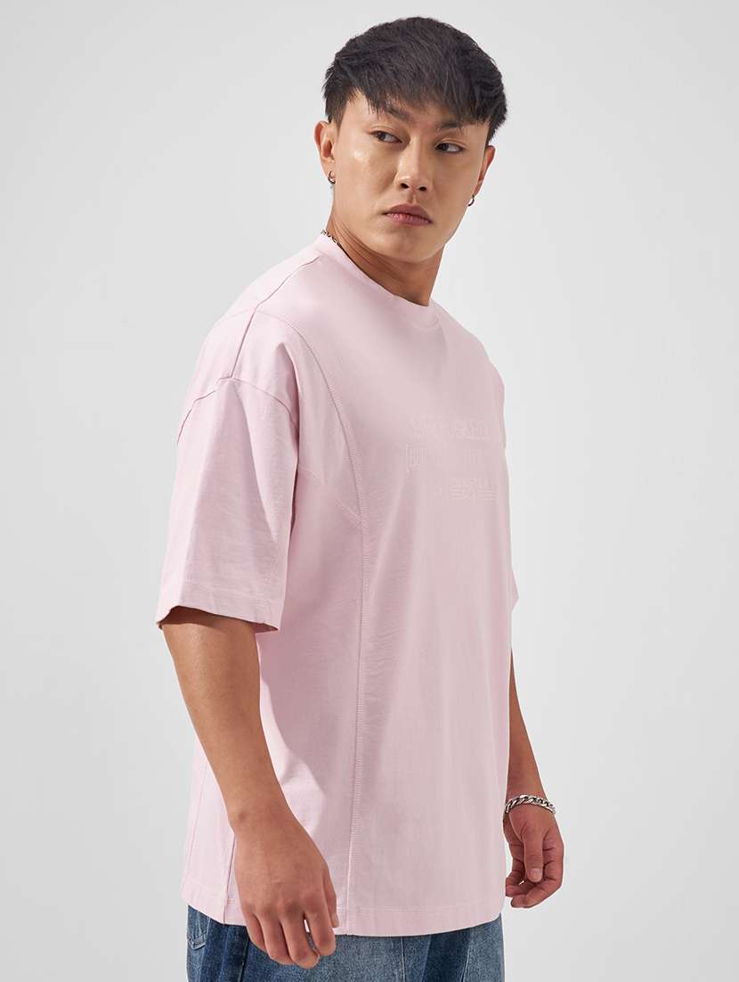 men printed short sleeve oversized t-shirt - 22526837 -  Standard Image - 3
