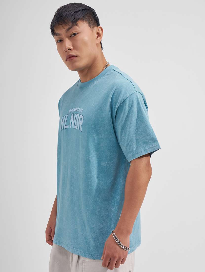 men printed short sleeve oversized t-shirt - 22526889 -  Standard Image - 3