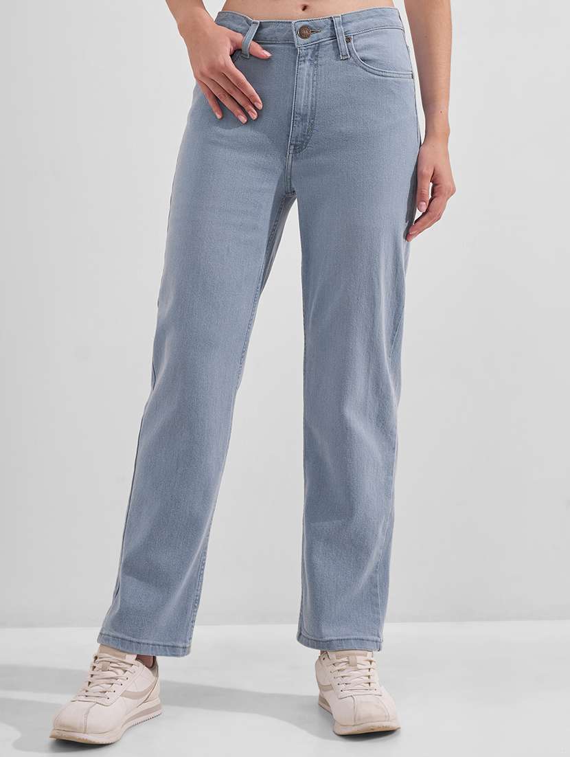 women solid mid rise slim fit jeans