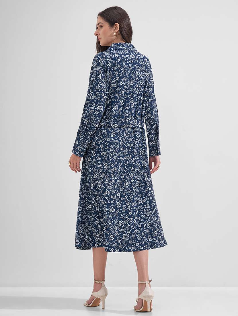 women printed collared shirt dress - 22526982 -  Standard Image - 3